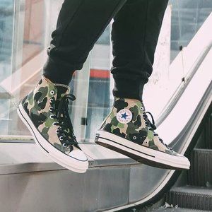 Converse Mens Chuck 70 Hi Camoulage 163407C NWB
